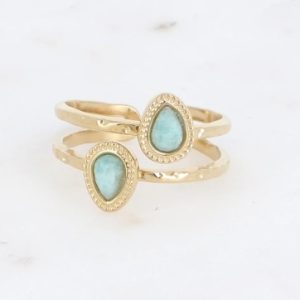Bague ella pierres naturelles